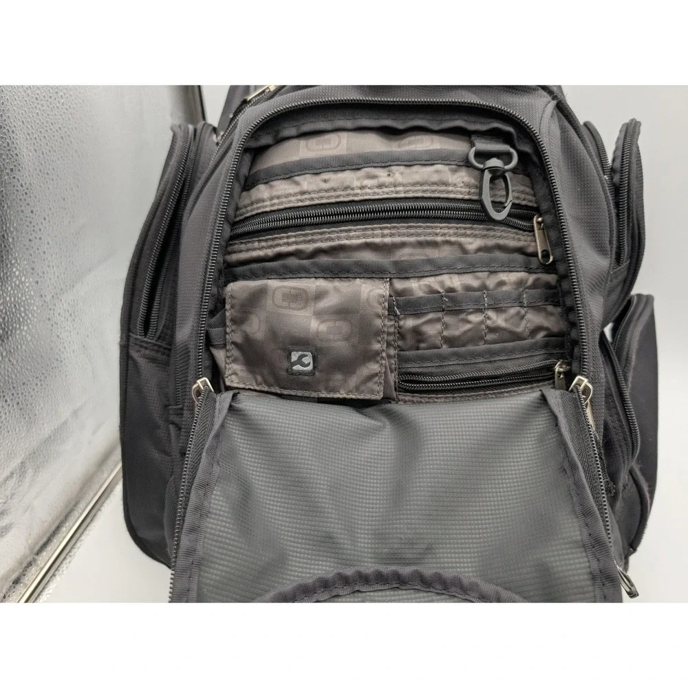 OGIO Black Laptop Backpack Multi Pocket Travel Work Bag Organizer